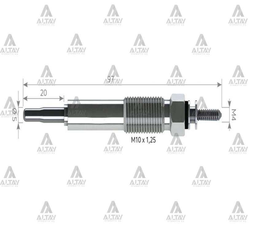 Mitsubishi Canter Kızdırma Bujisi OEM ME017010